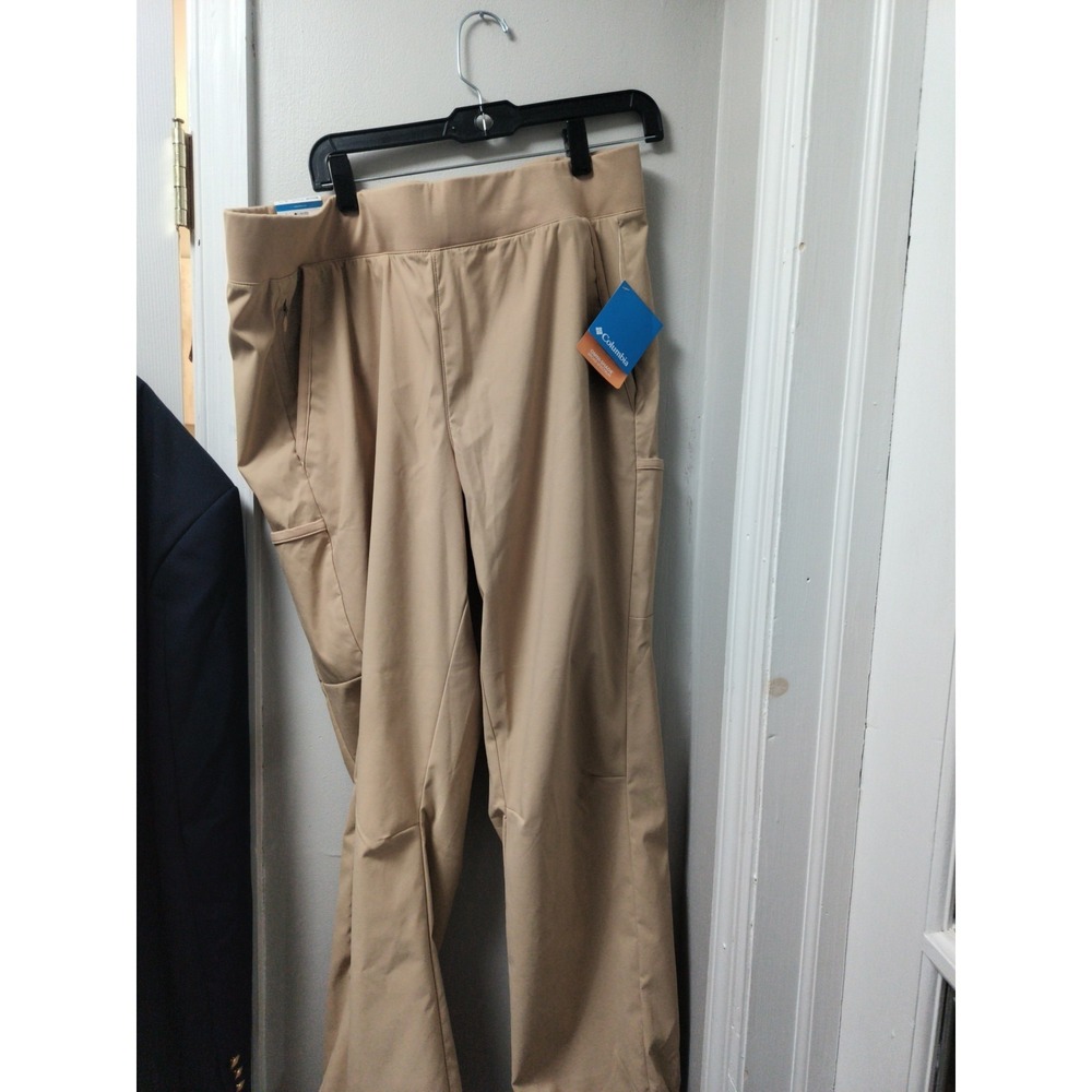 Columbia Women Broad Spectrum Omnishield Straight Leg Active Fit Pant XL Canoe
